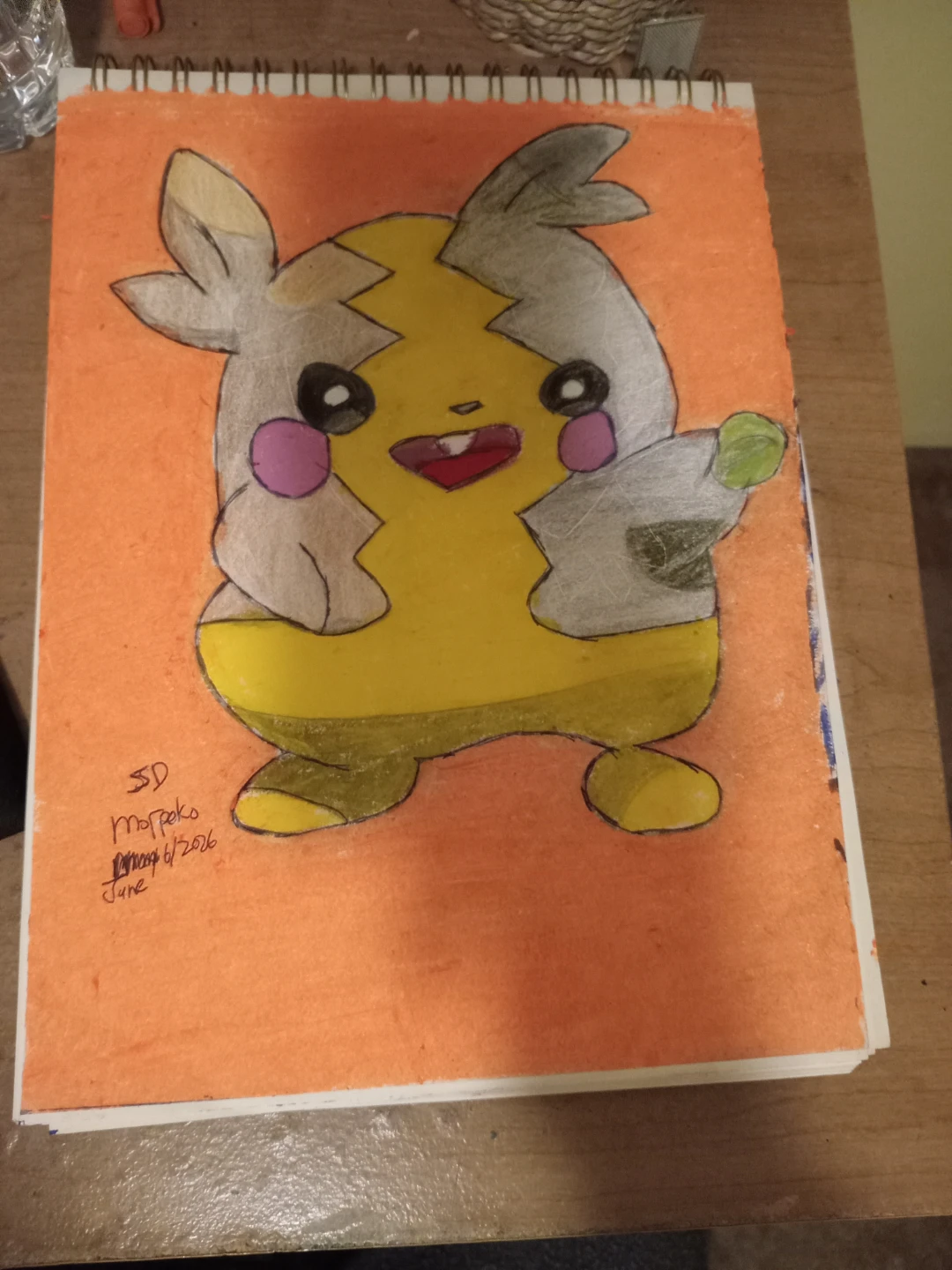 Morpeko Drawing by Custom Artist Sherwin