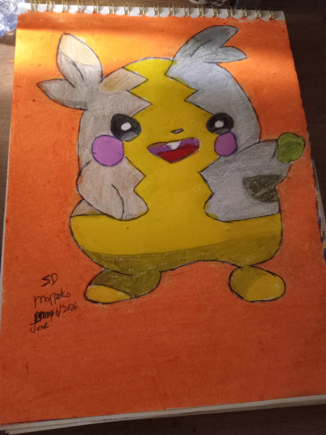 Morpeko Drawing by Custom Artist Sherwin - photo 4