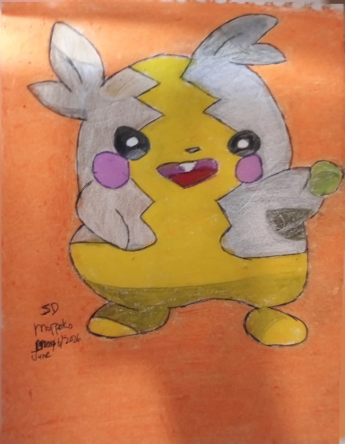 Morpeko Drawing by Custom Artist Sherwin - photo 5