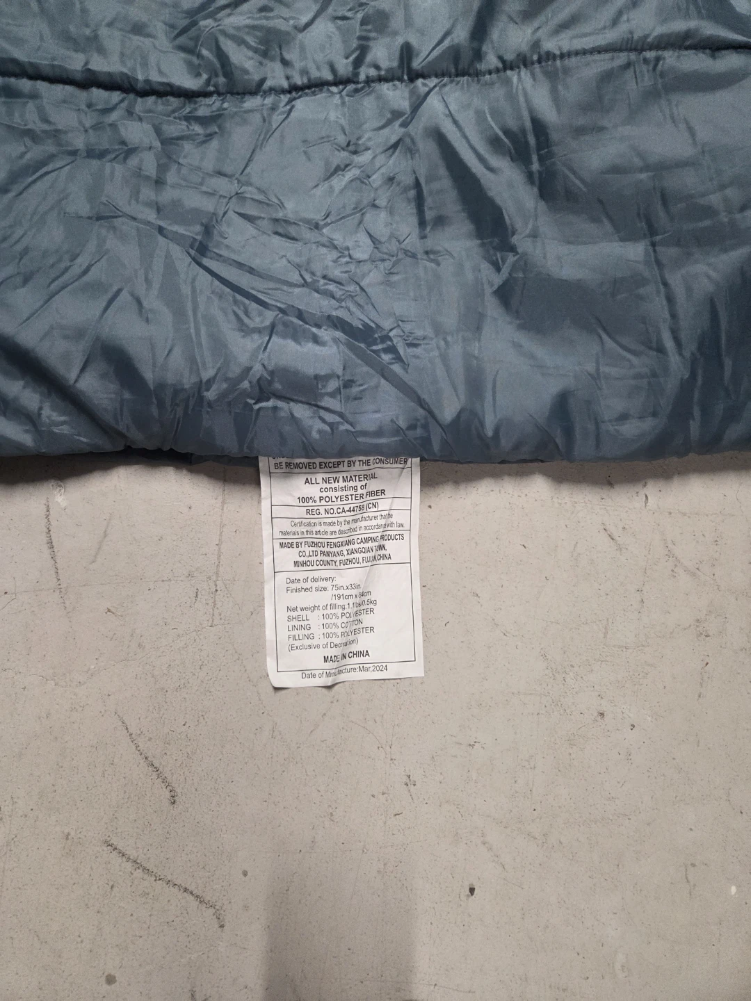 50F Flannel Sleeping Bag - photo 2