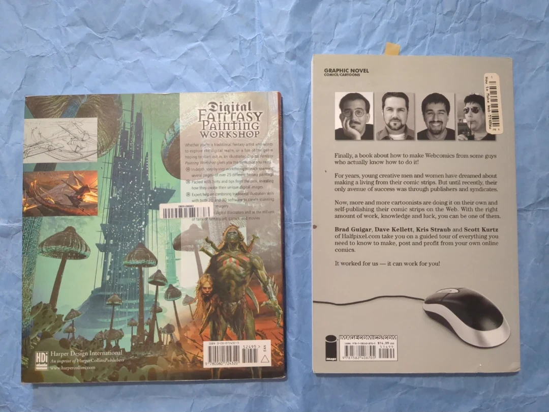 2 art books - Digital painting workshop & webcomics ⚽ - photo 2