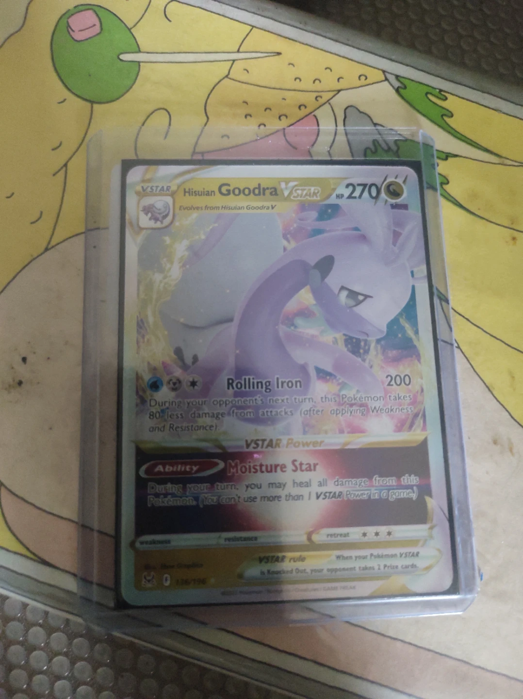 Pokémon Hisuian Goodra VSTAR VSTAR 136/196 Card
