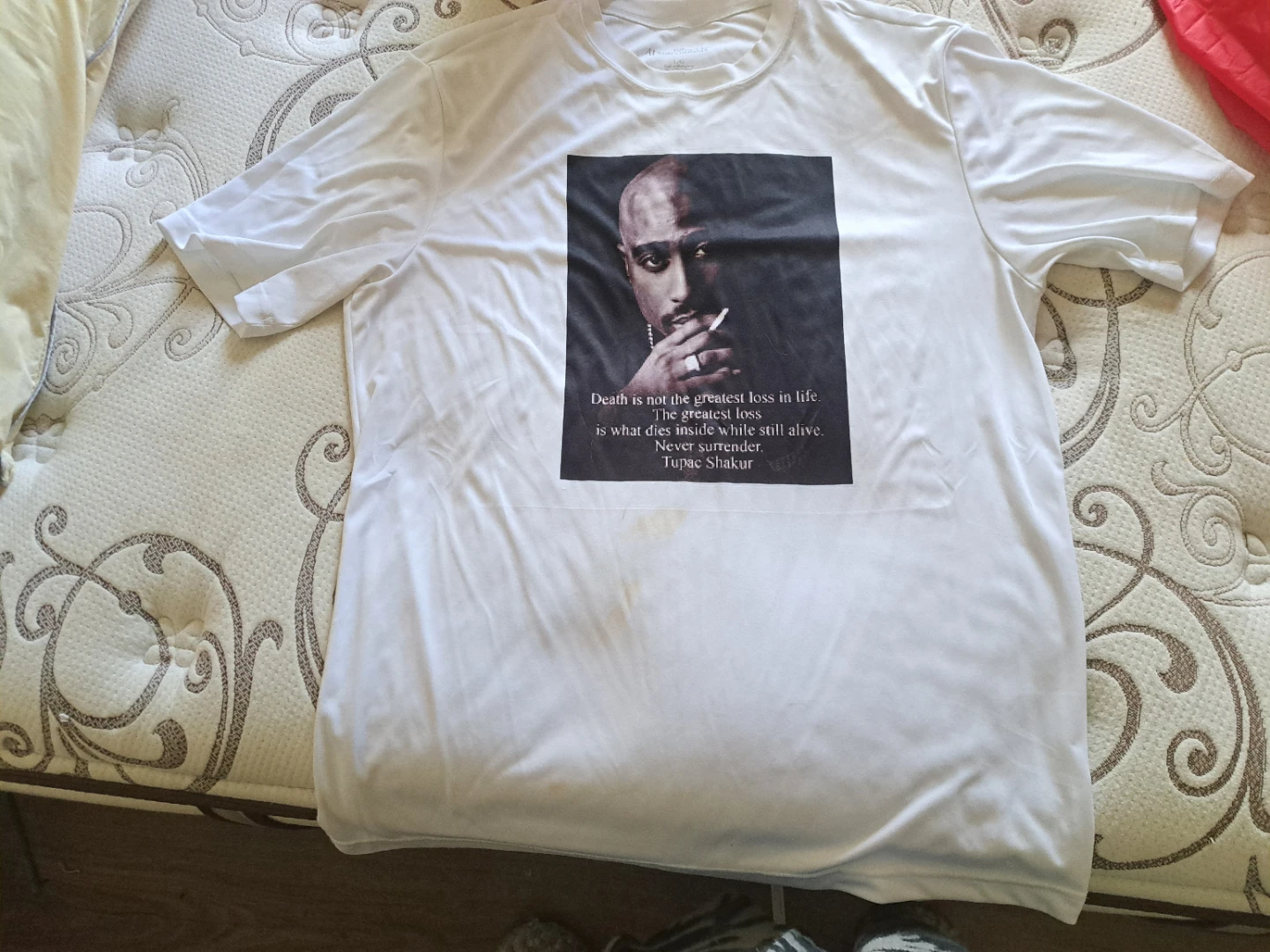 The Authentic T-Shirt Company White Graphic T-Shirt