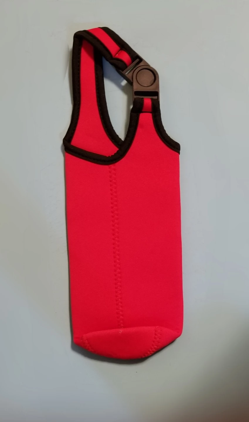 NEW Red Neoprene Bottle Holder with Strap⚽