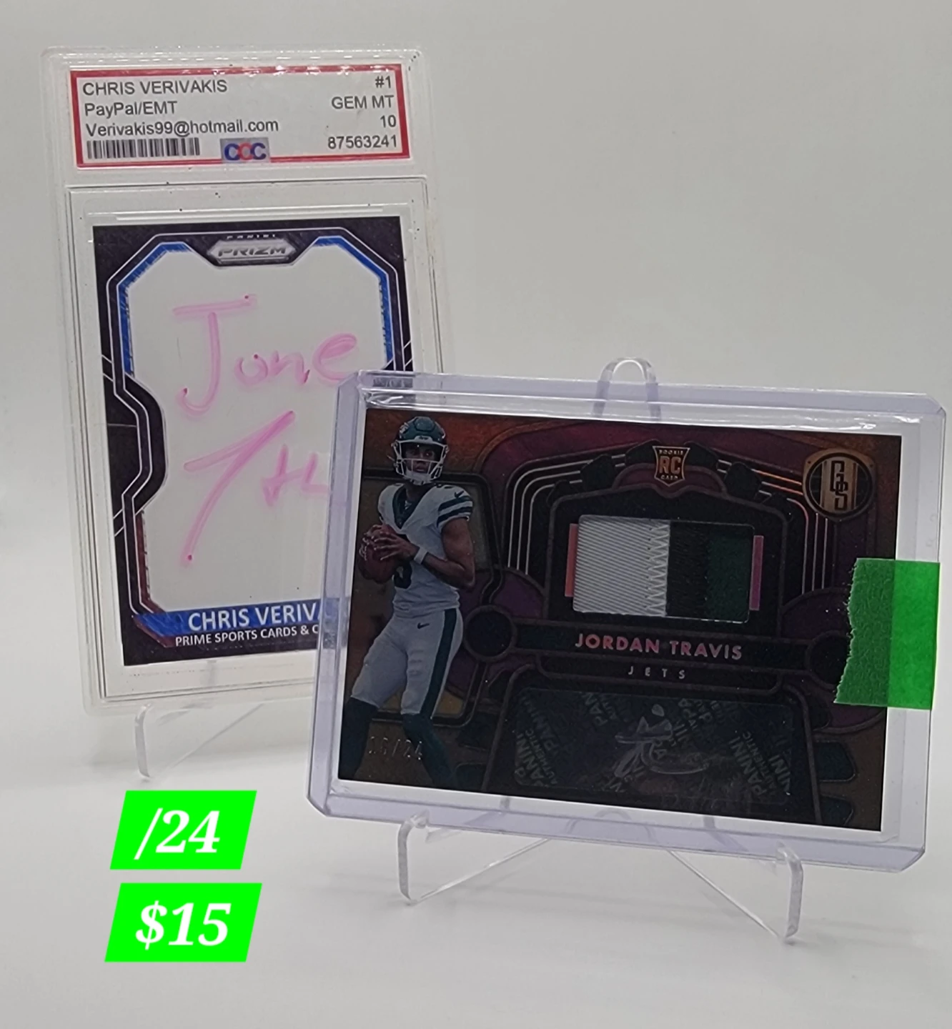 Assorted Autographed NFL Trading Cards - photo 2
