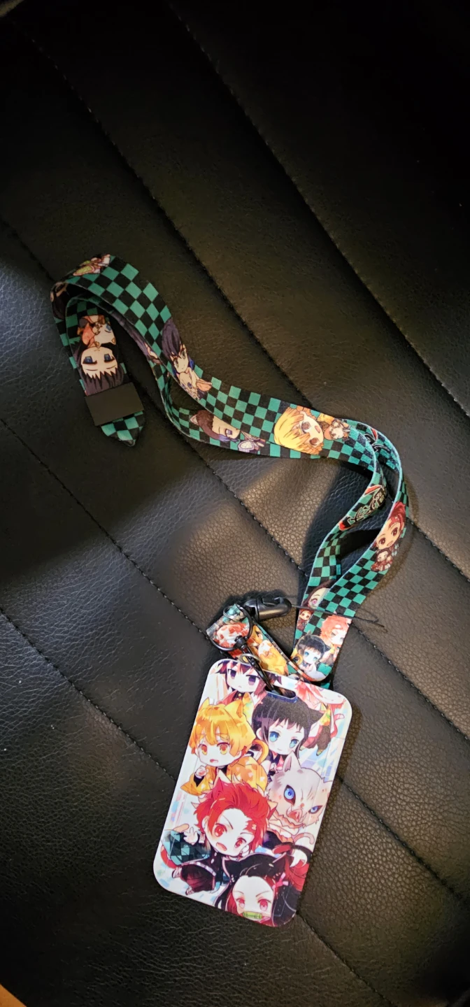 Demon Slayer Lanyard ID Card Holder
