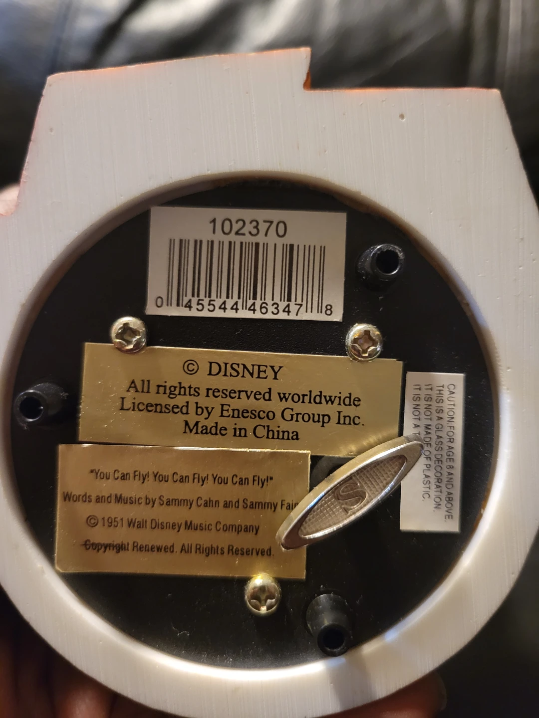 Collectable Disney Peter Pan Musical Snow Globe ⚽️ - photo 2