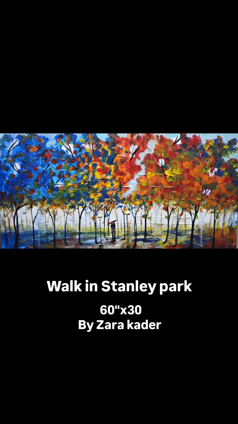 Original hand-painted painting by local Canadian artist Flowers - photo 5