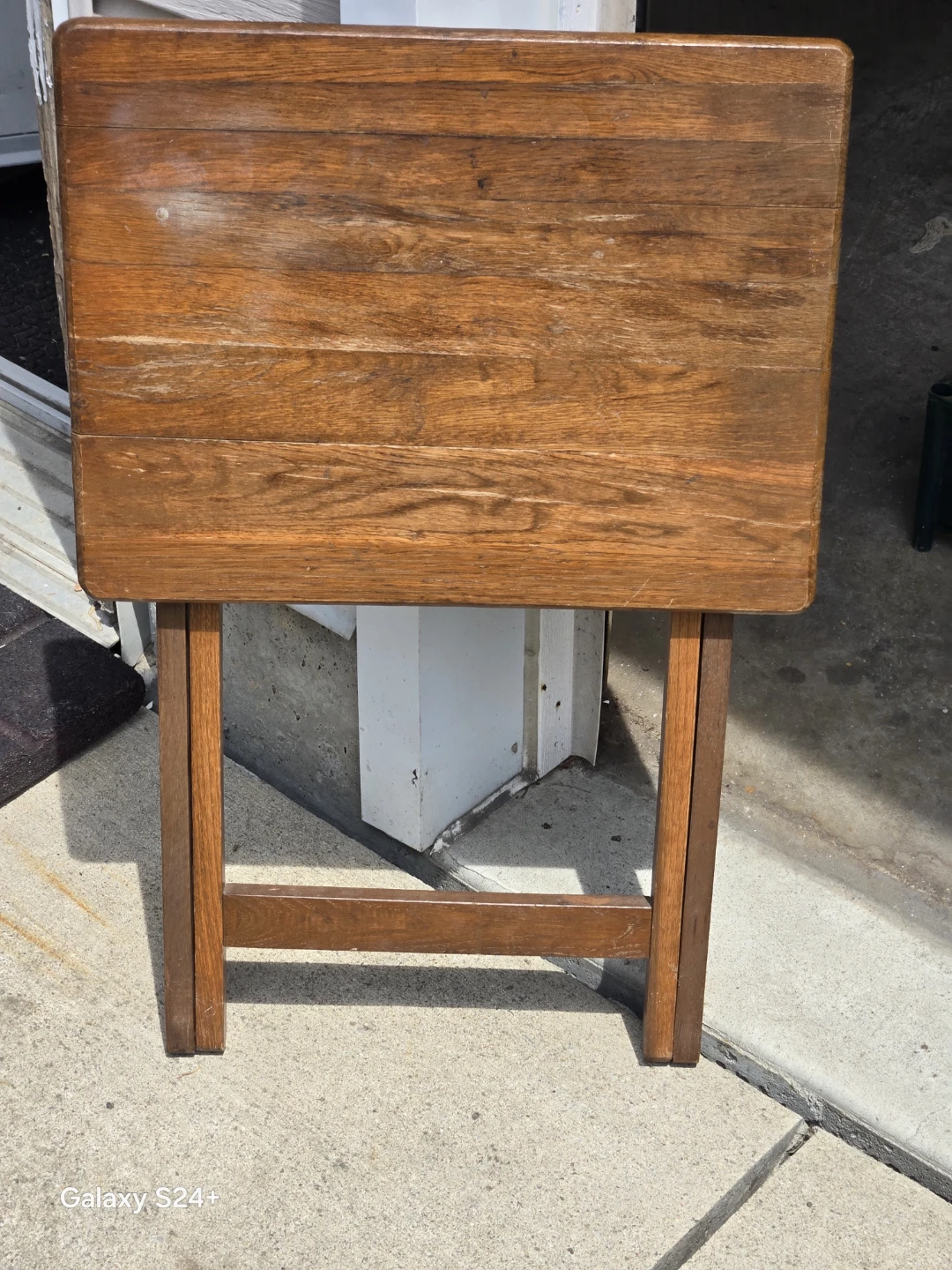 Wooden Folding Tray Table - photo 4