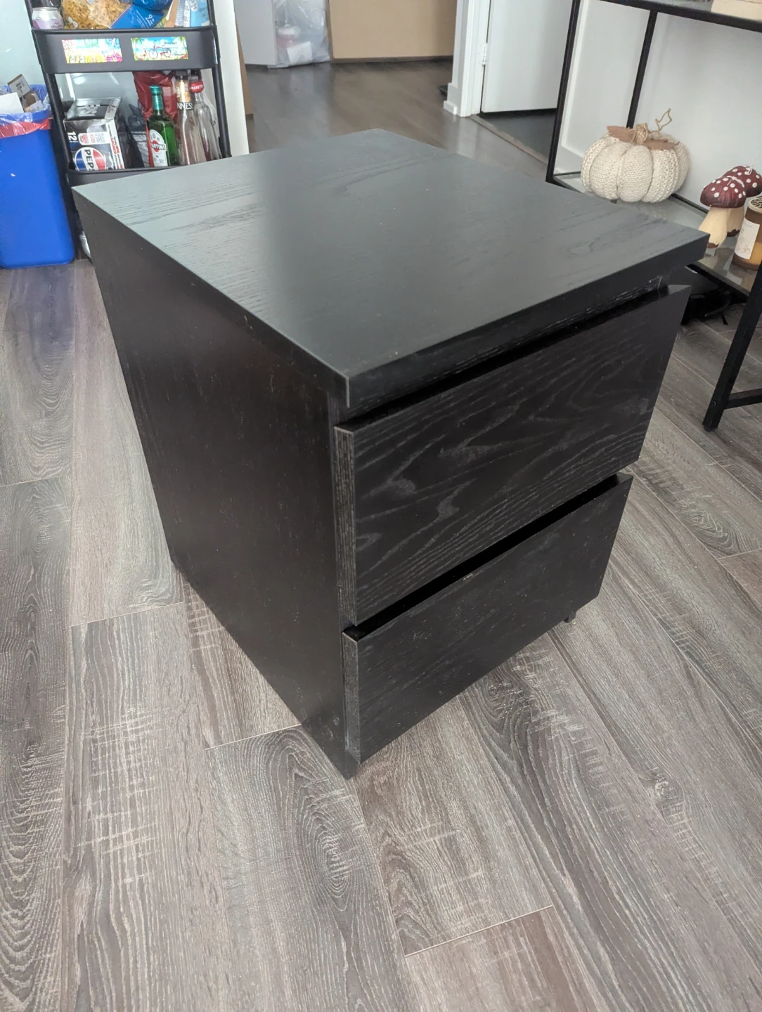 IKEA STORKLINTA Nightstand - Black - photo 2
