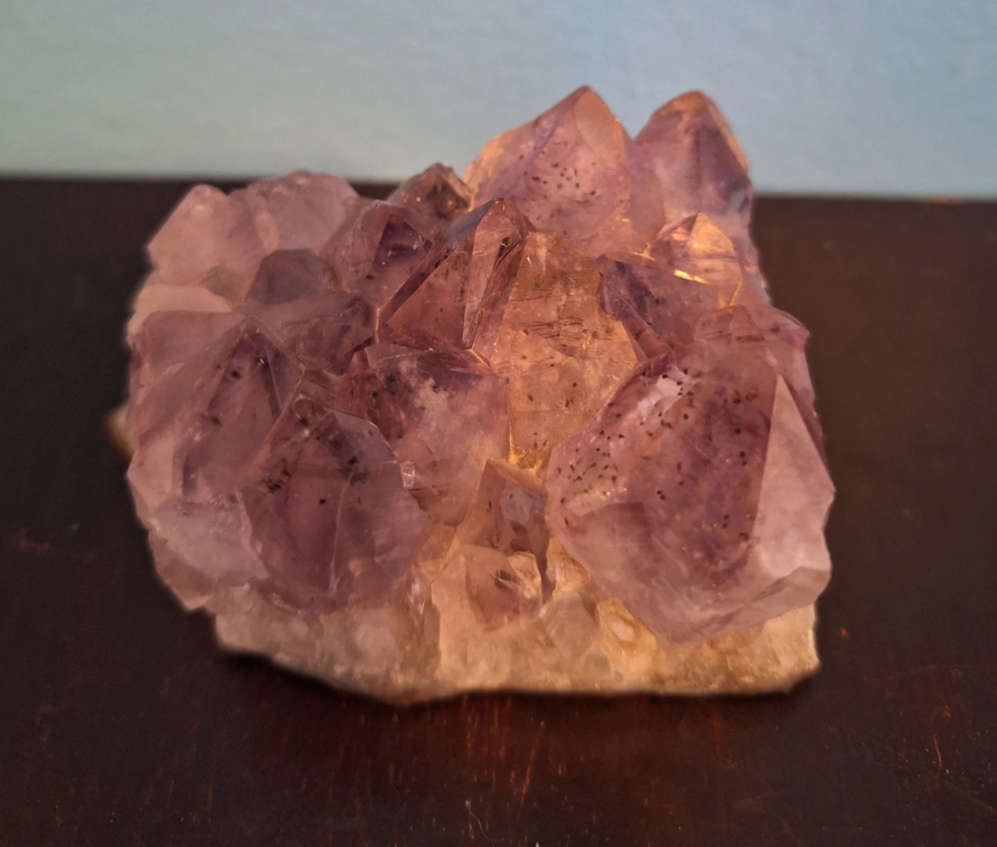 Amethyst Crystal Cluster Geode - photo 3