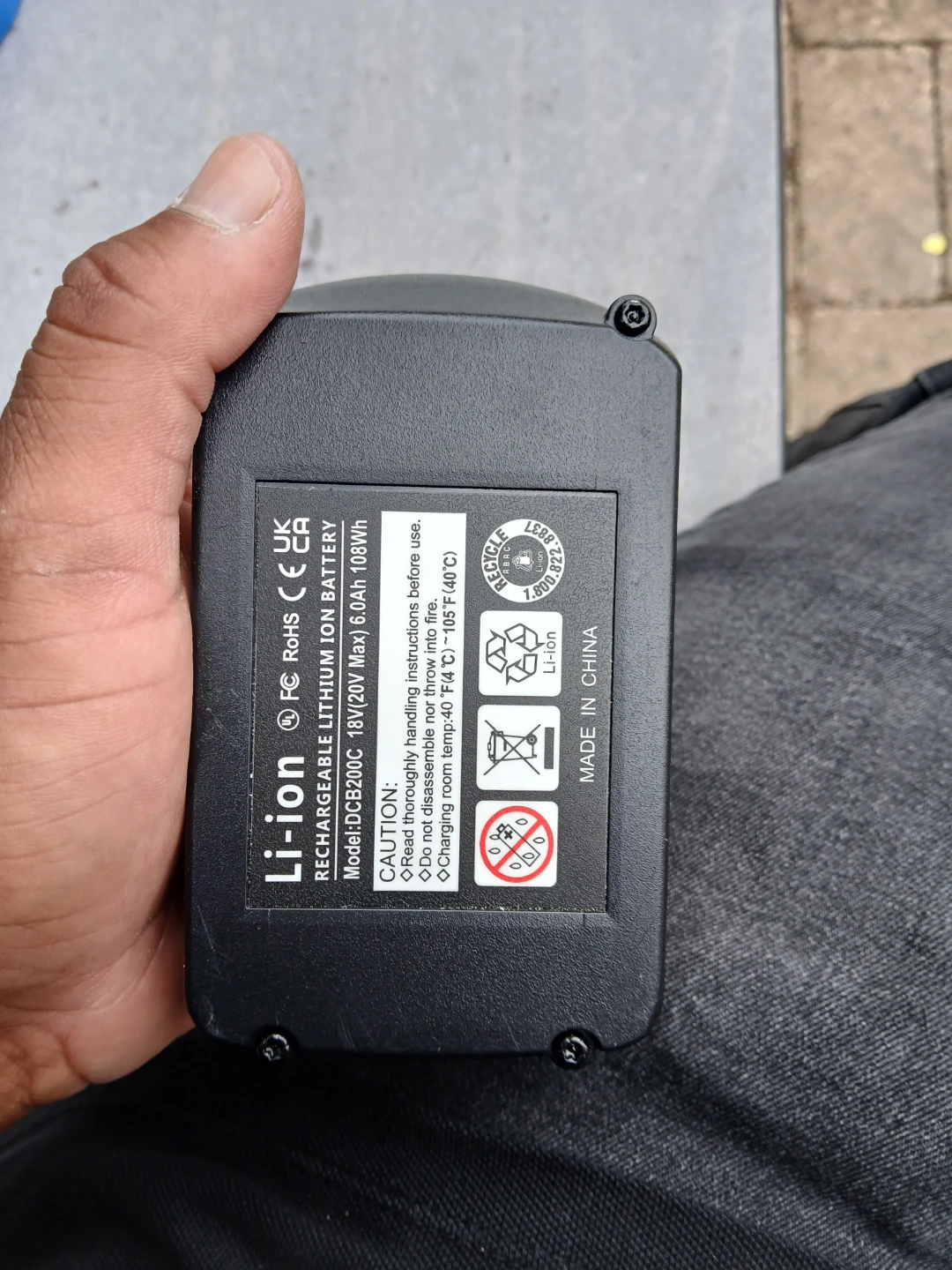 20V Max 6.0Ah Lithium Ion Battery - photo 5