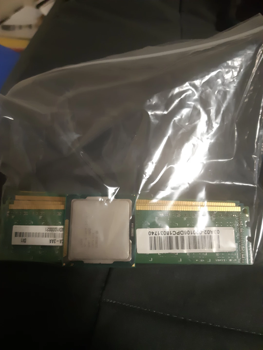 Selling 5 4gb ram sticks(optionally can buy I3 core)