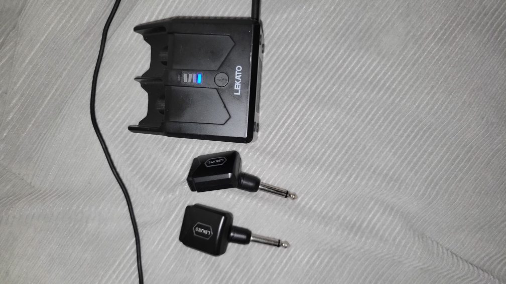 LEKATO Wireless Guitar System Transmitter & Receiver