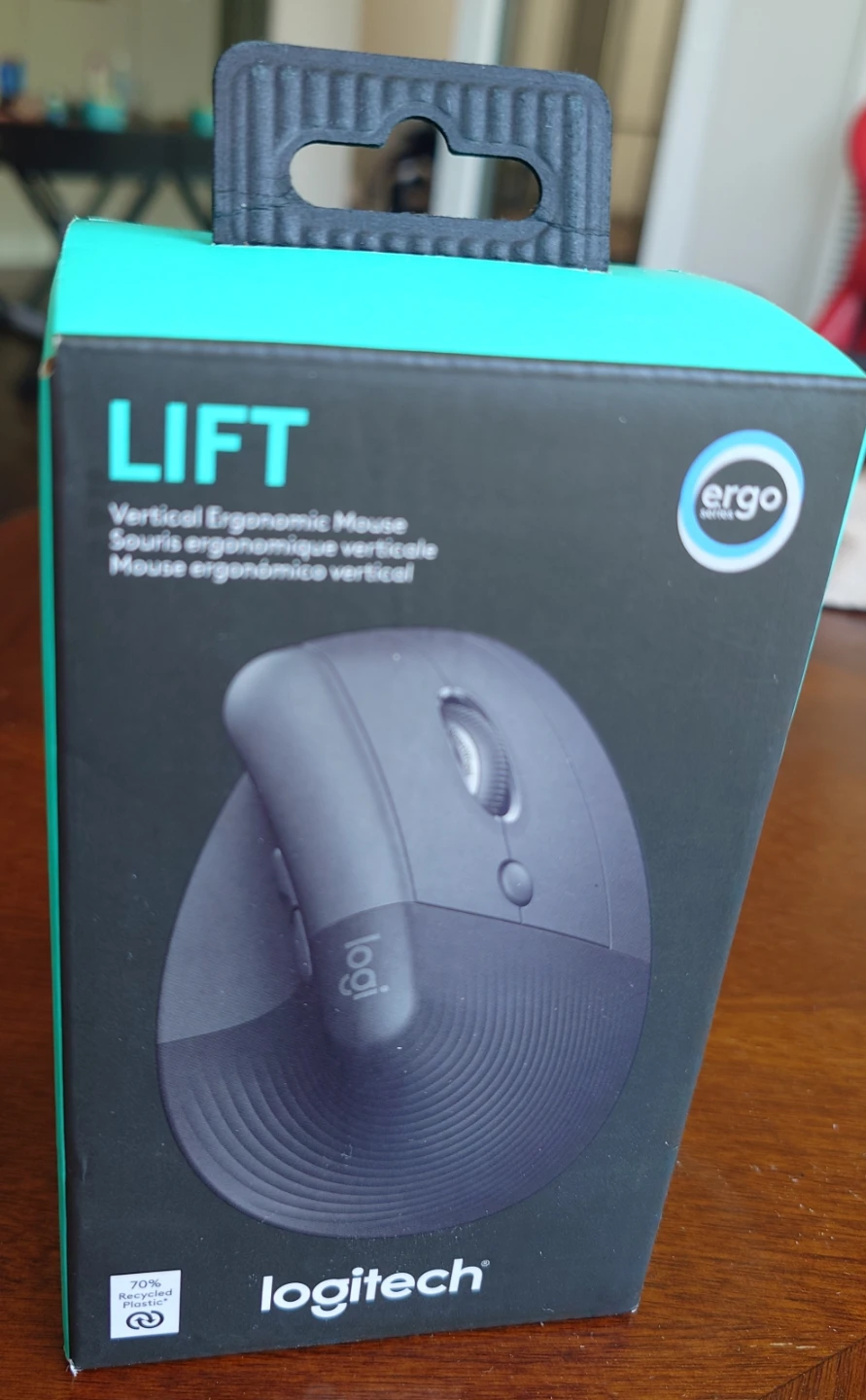 Logitech Lift Vertical Ergonomic Wireless Mouse