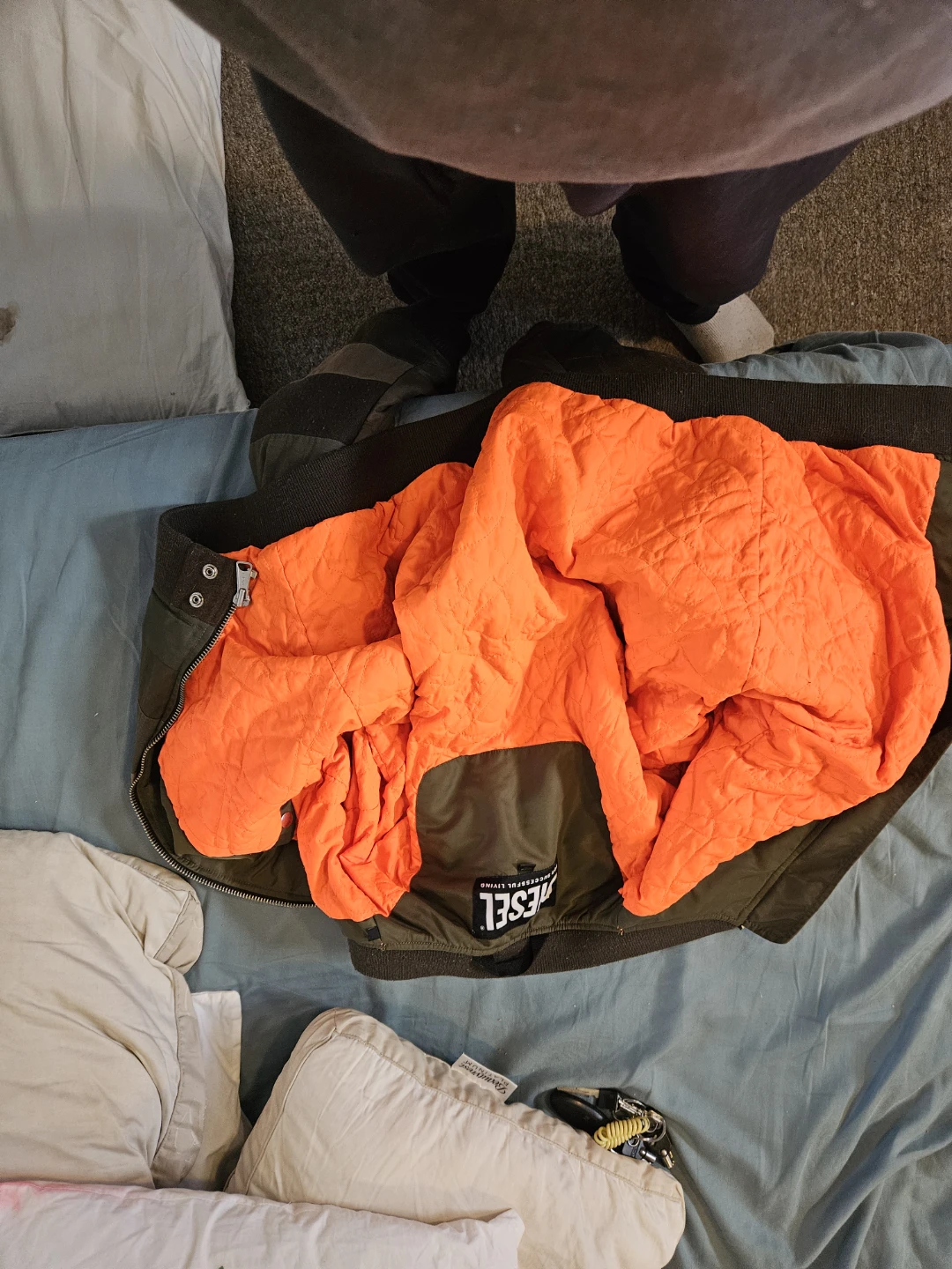 Diesel Bomber Jacket - Patchwork Camo - photo 3