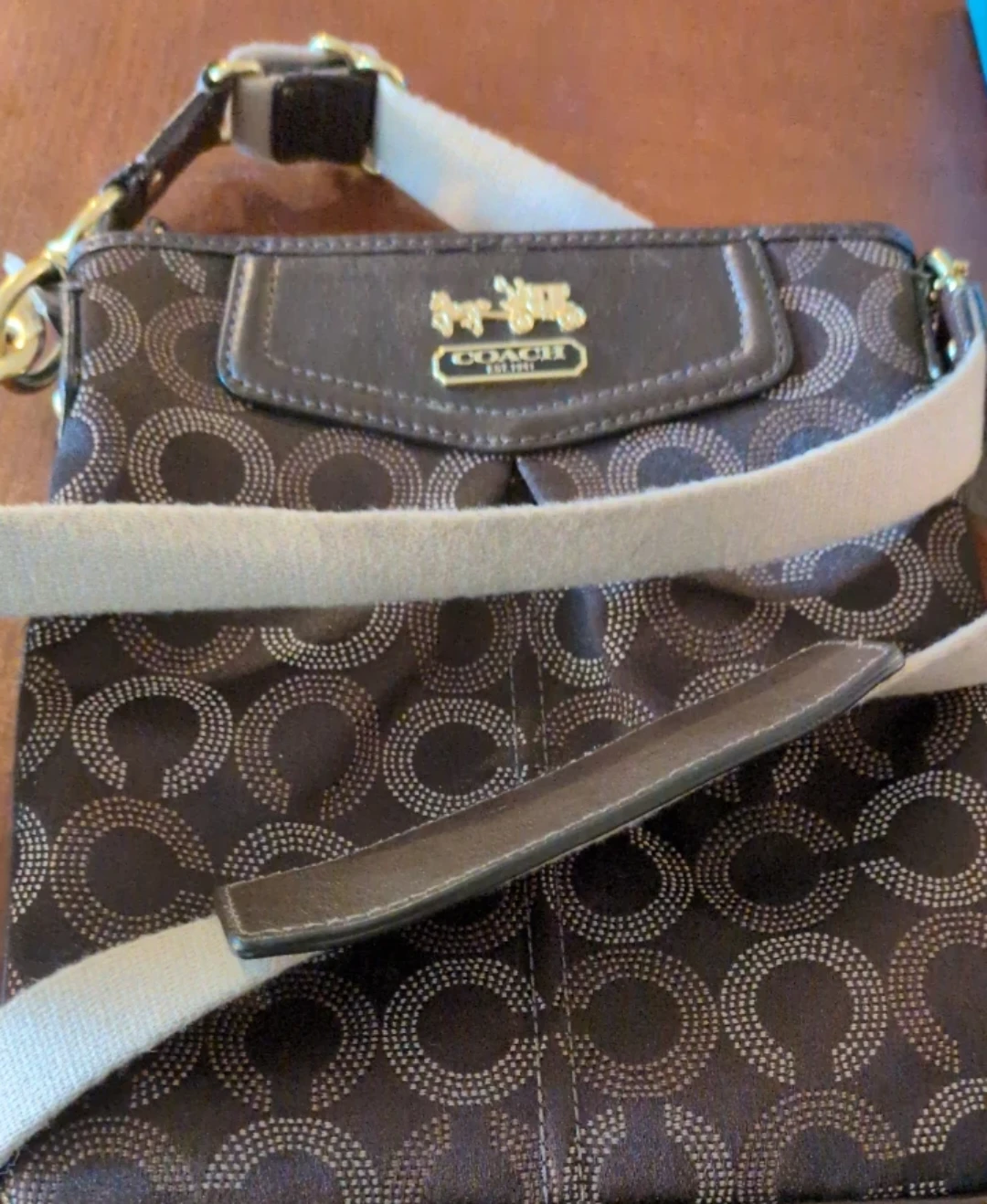 Coach Mad Dotted Swpk Crossbody Bag B4/Mahogany - photo 5