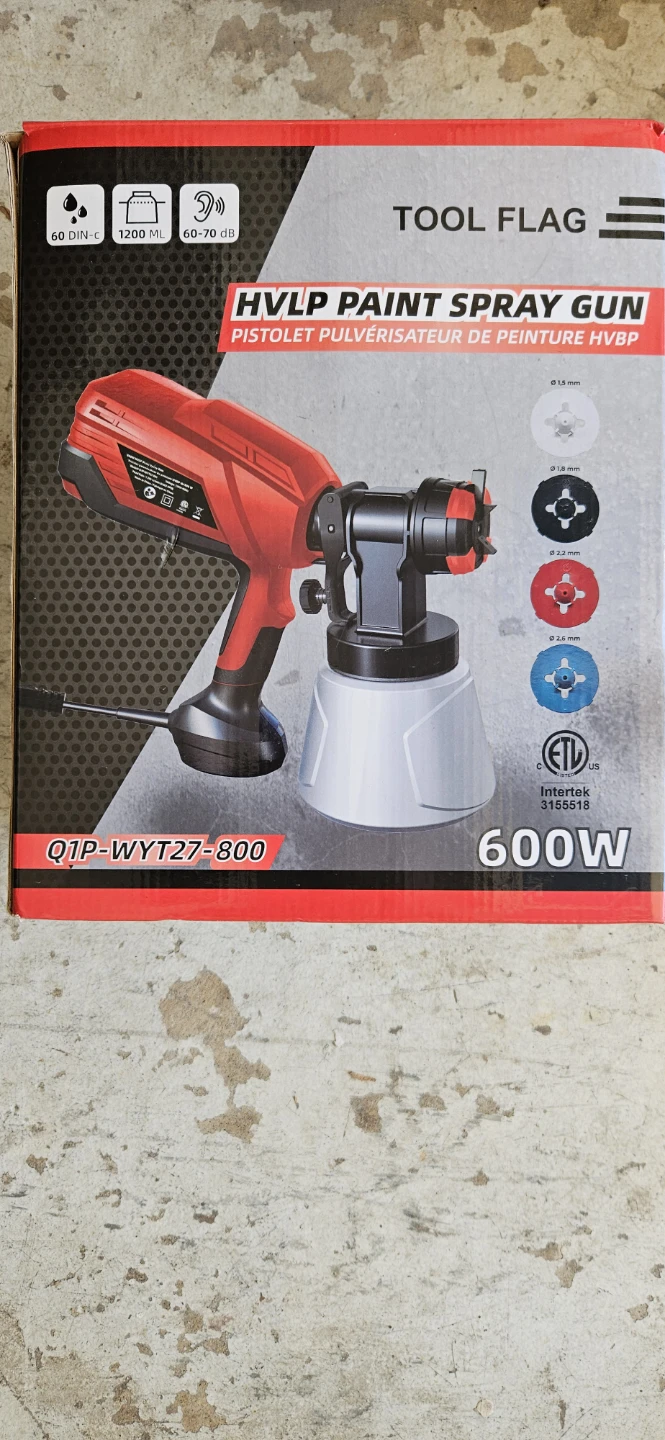 TOOL FLAG HVLP Paint Spray Gun 600W - photo 3