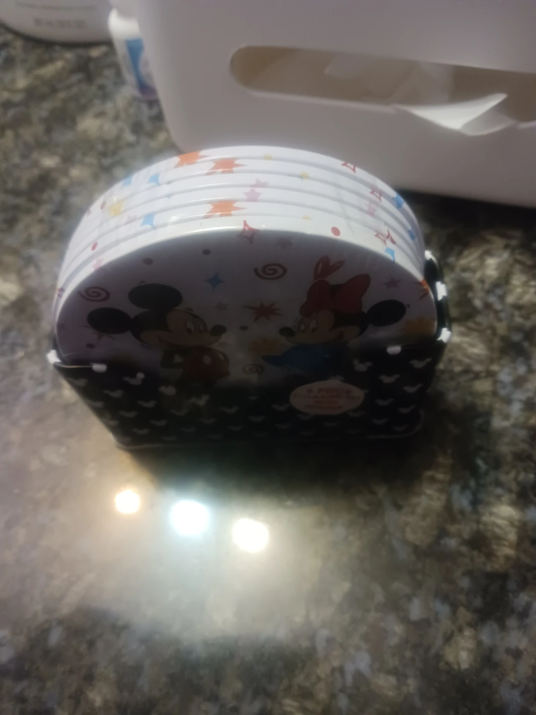 Disney Mickey & Friends 6 Piece Coaster Set with Holder - photo 3