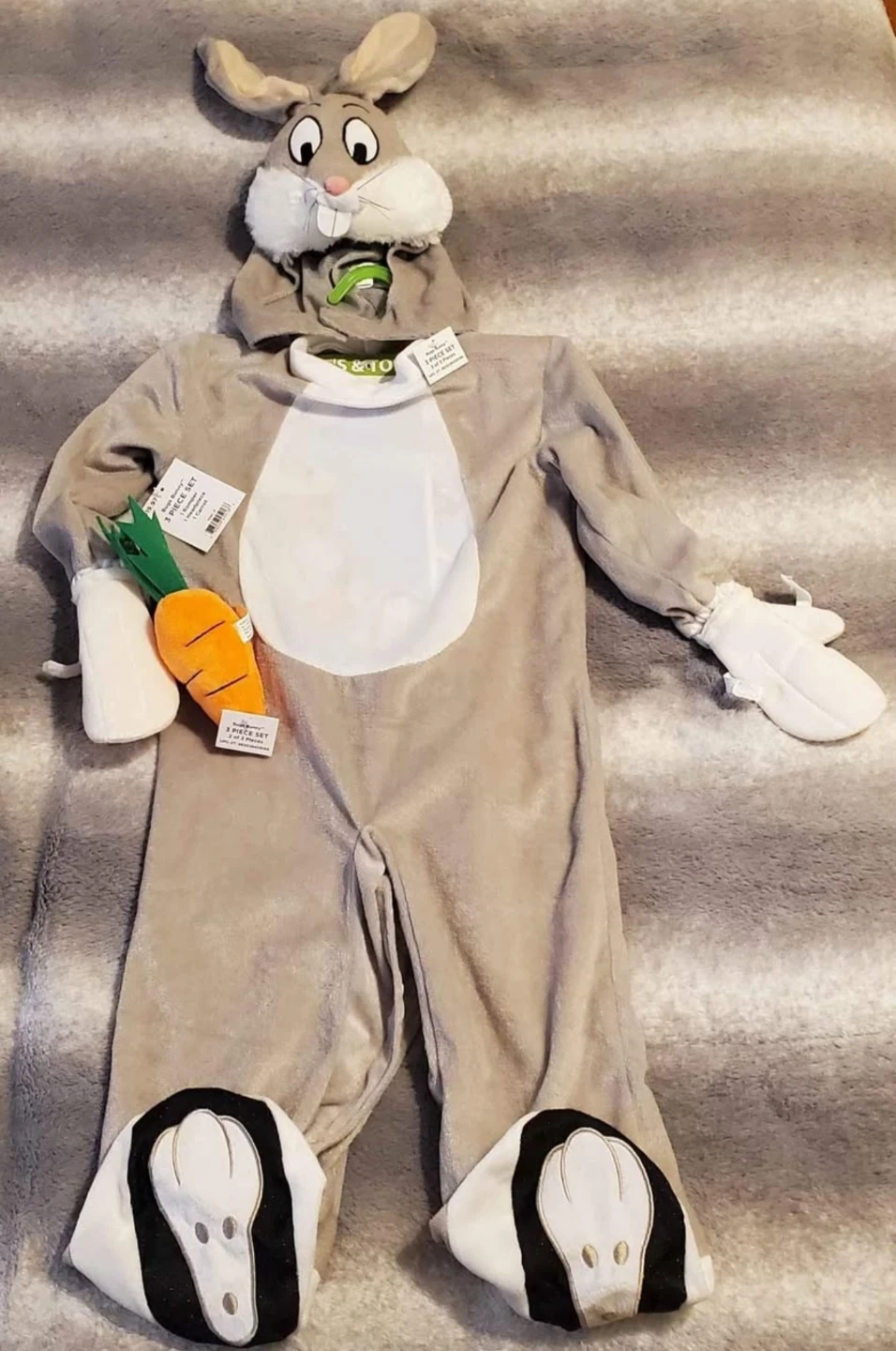 Bugs Bunny 3 Piece Costume Set