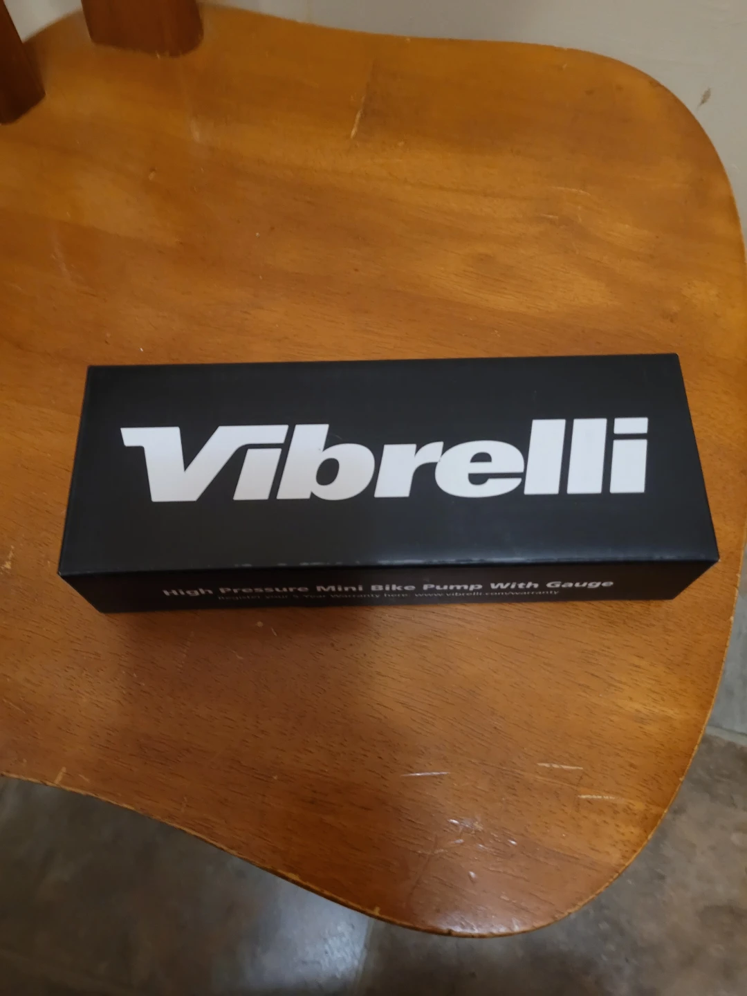 Vibrelli High Pressure Mini Bike Pump With Gauge