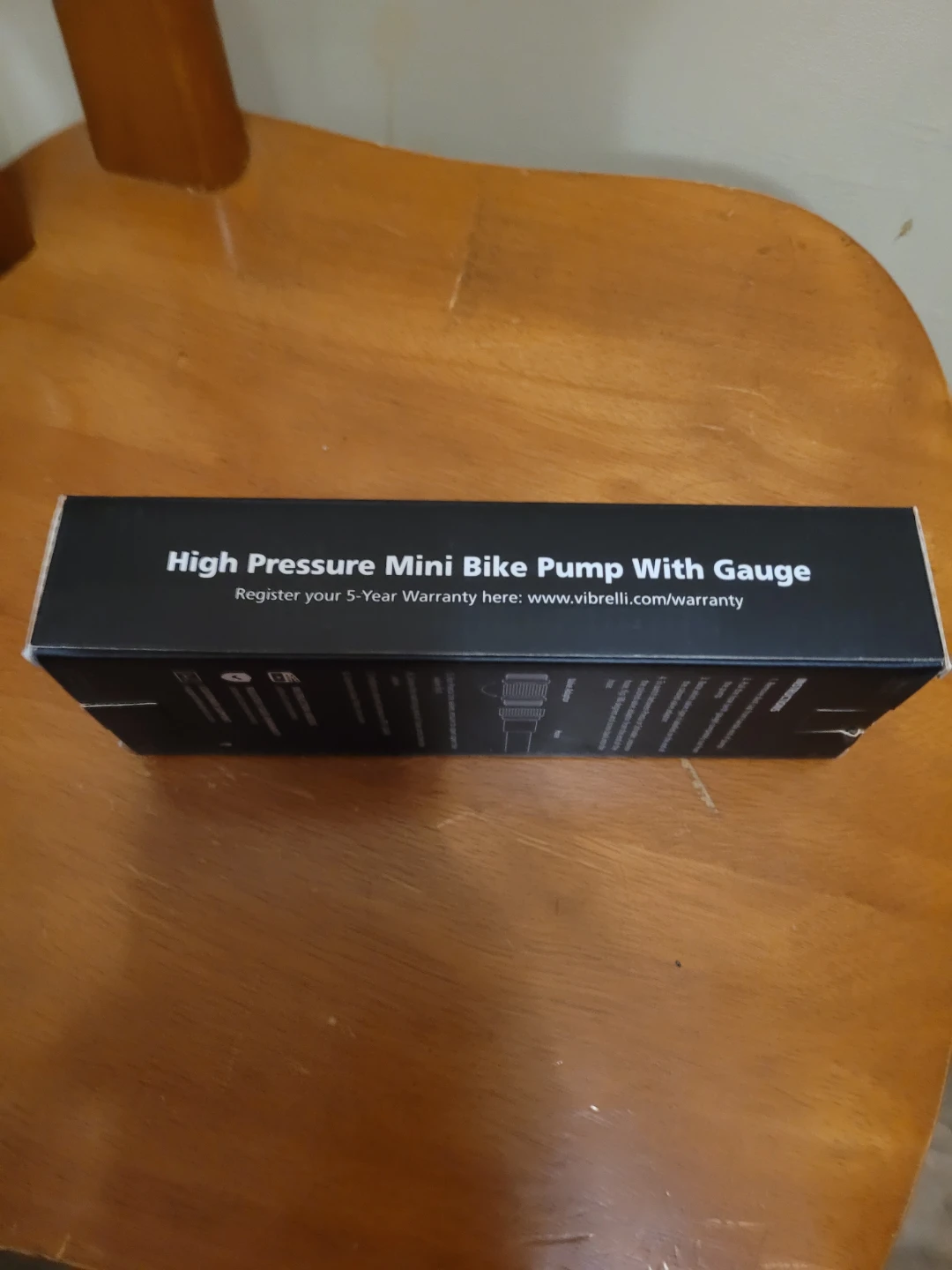 Vibrelli High Pressure Mini Bike Pump With Gauge - photo 2