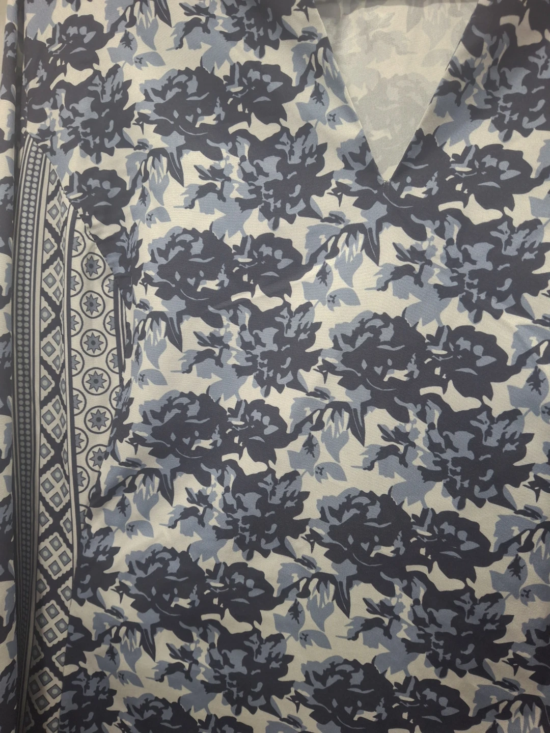 Blue Floral Maxi Dress - photo 5