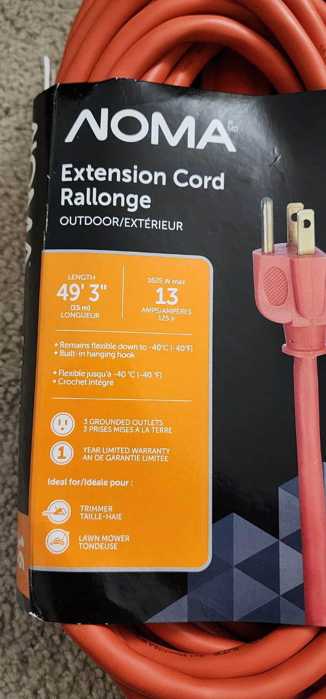 NOMA 50ft Outdoor Extension Cord - photo 2