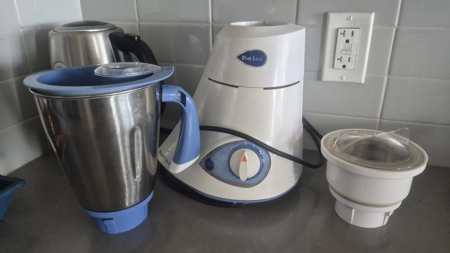 Preethi Blue Leaf Plantinum Heavy duty mixer grinder