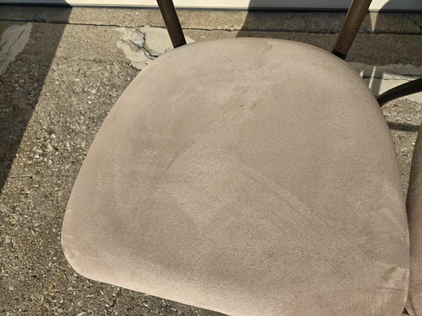 Set of 2 Metal Chairs with Coffee Cup Design - photo 5
