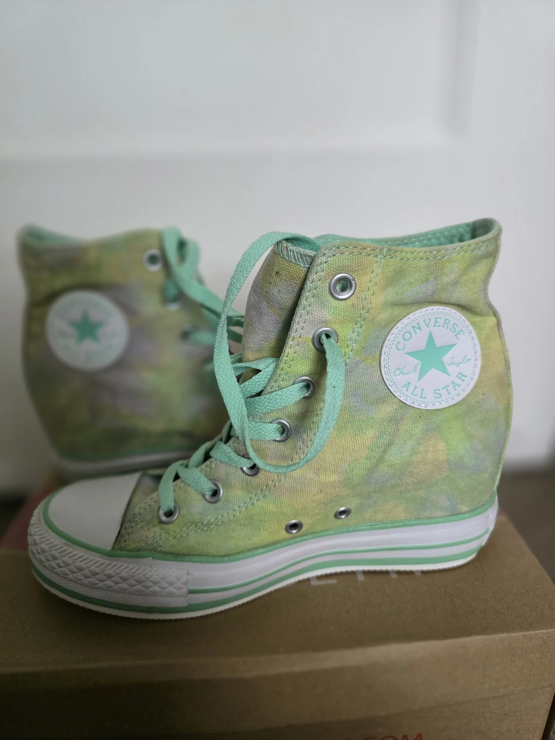 Vintage Converse Wedge Sneakers - photo 2