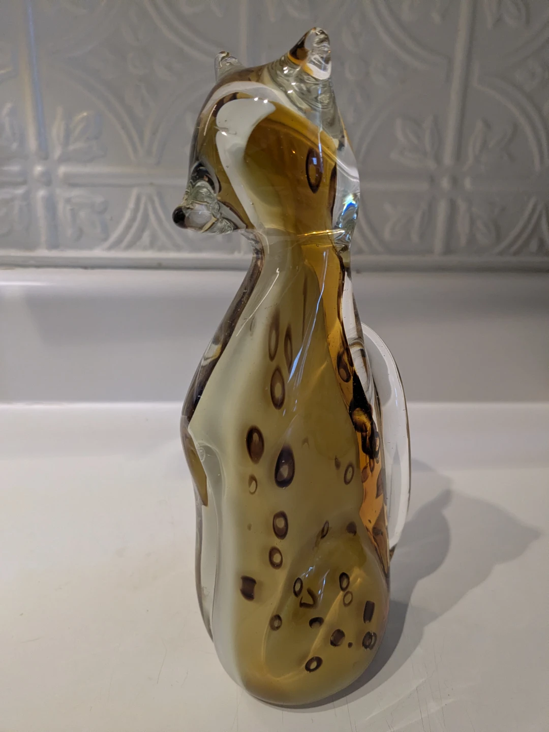 Beautiful Glass Fox figurine