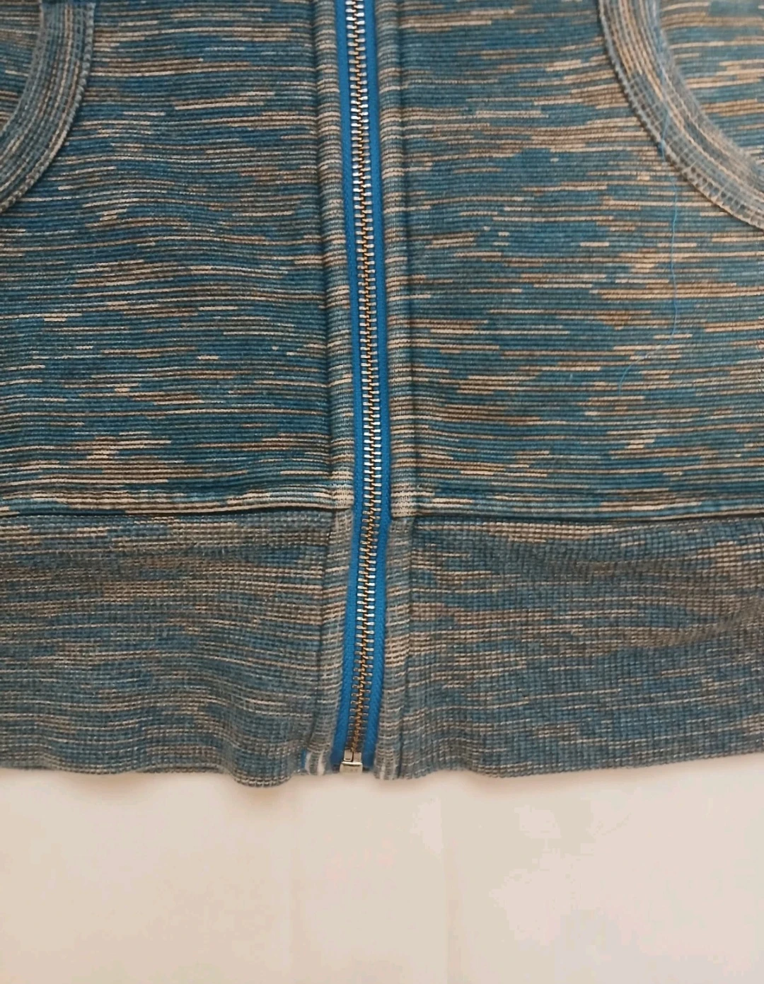 Lululemon Hoodie Size 10 Scuba Full Zip Blue Stripe Hoodie - photo 4