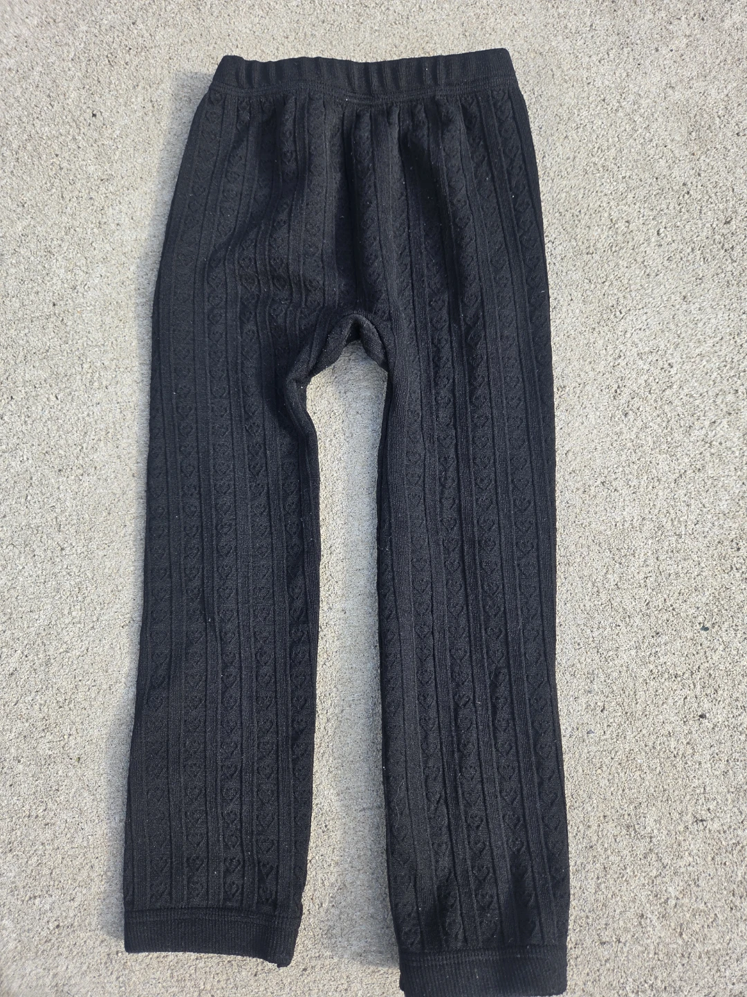 The Children's Place Black Cable Knit Tights 3T - photo 3