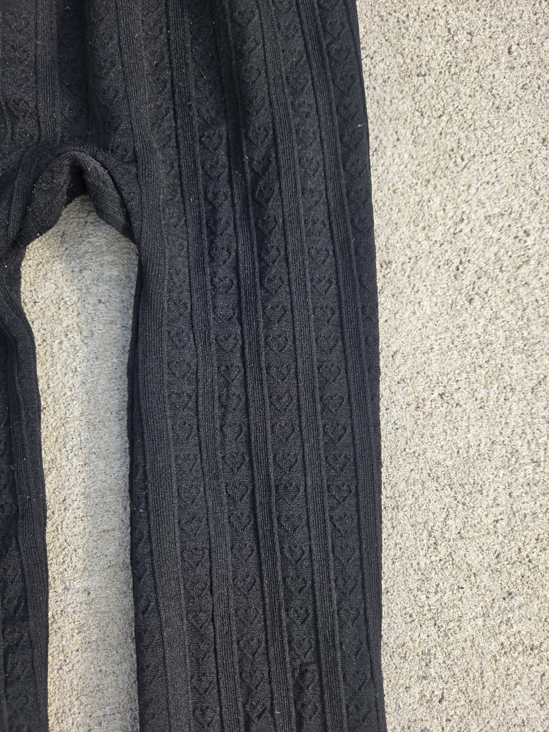 The Children's Place Black Cable Knit Tights 3T - photo 4