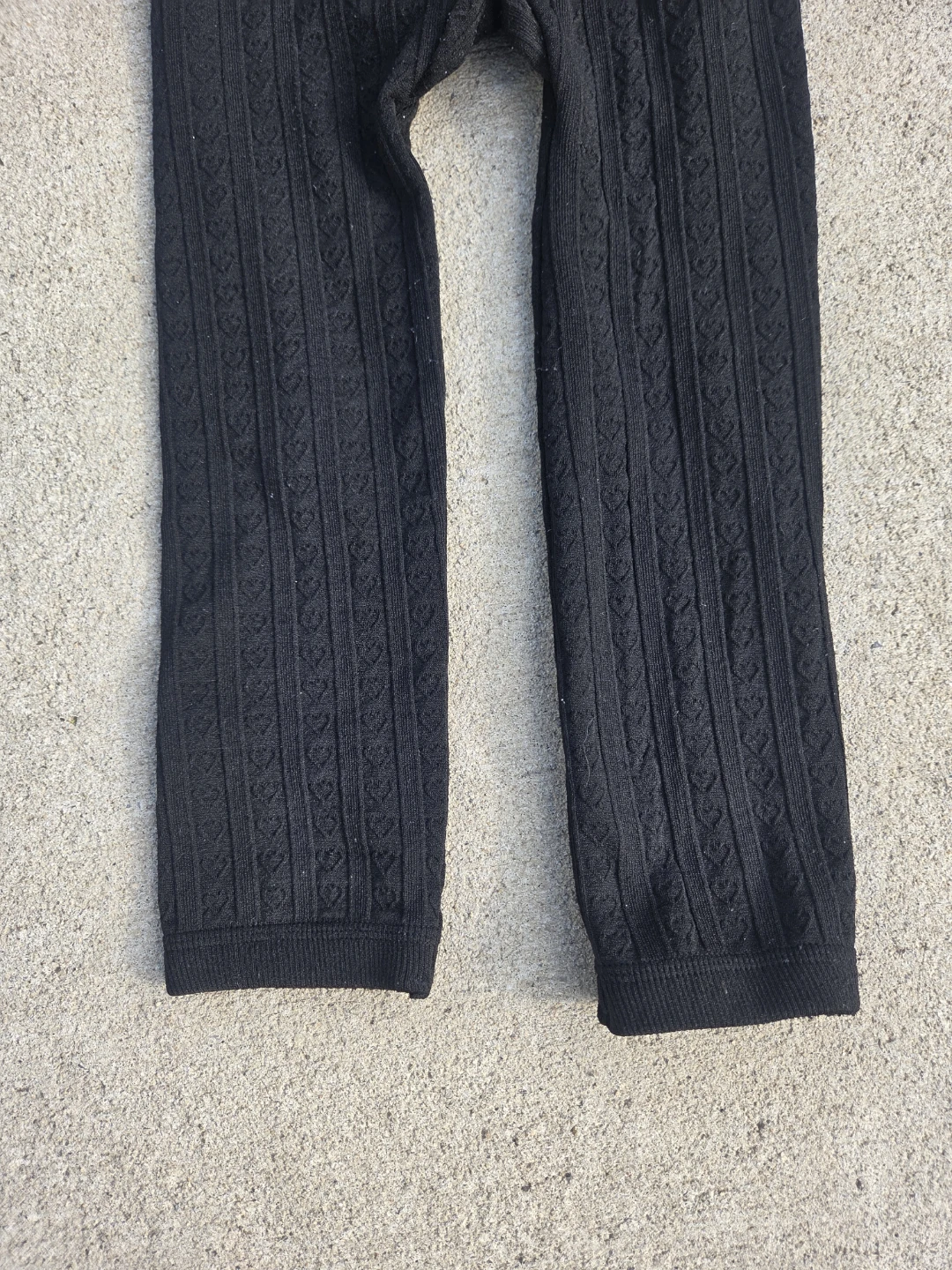 The Children's Place Black Cable Knit Tights 3T - photo 5