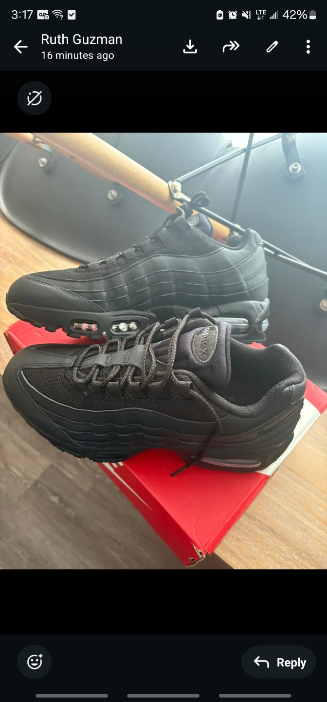 Nike Air Max 95 Big Bubble Sneakers Black