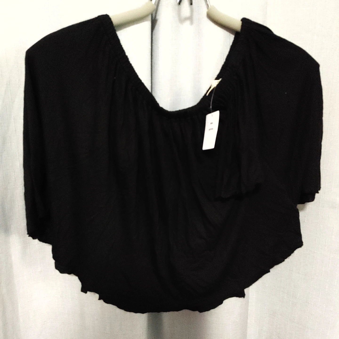 Black Off-the-Shoulder Top