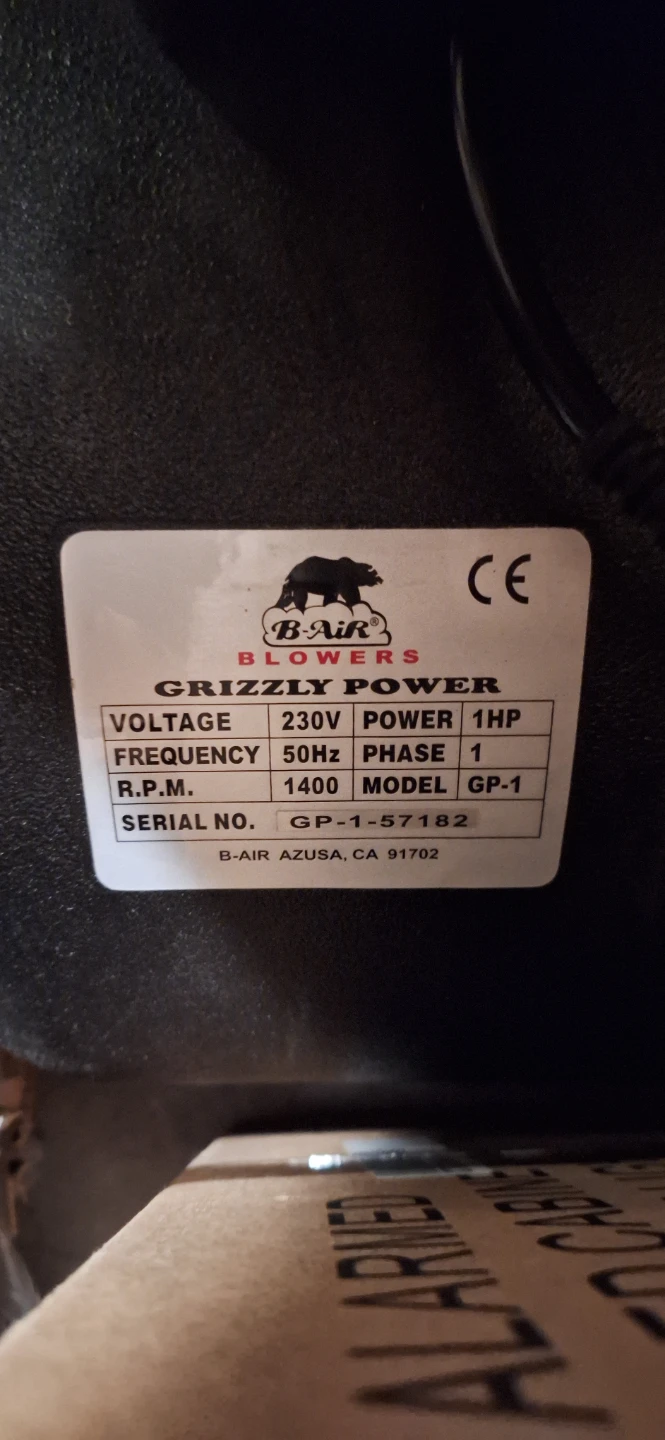 *NEED GONE* B-Air GP-1 Grizzly Power - 3 Speed Air Mover - photo 5