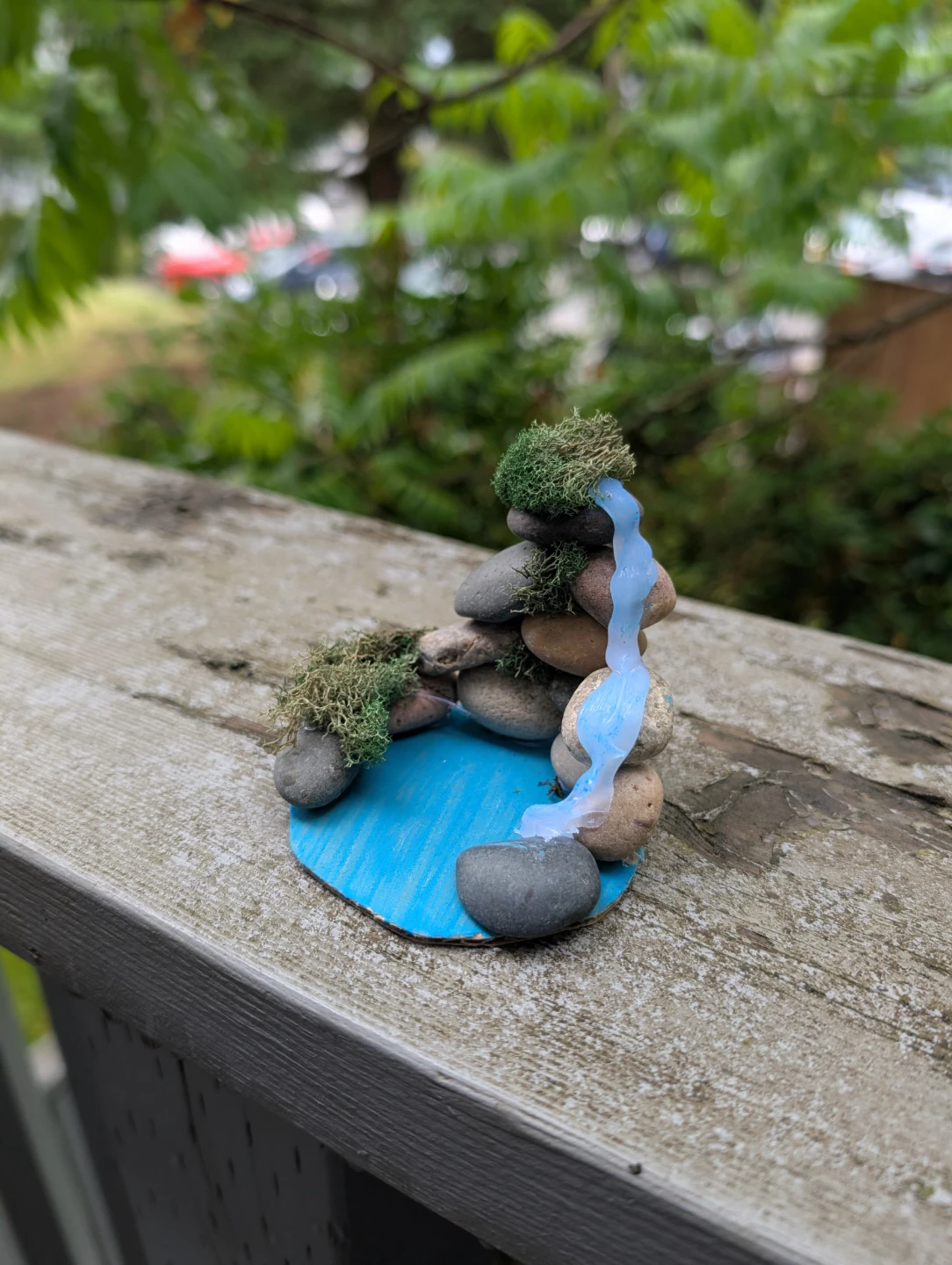Miniature Stone Waterfall Diorama - photo 2