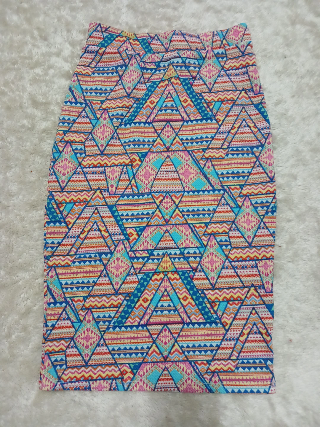 NEW Colorful Geometric Print Pencil Skirt - photo 2