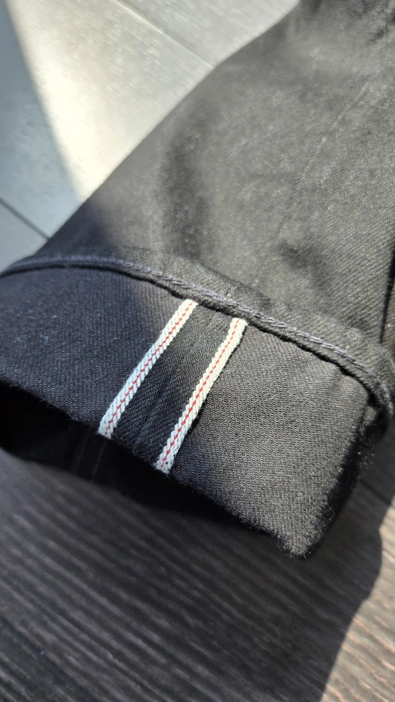 Red Tornado Black Selvedge Officer Jeans W32 L30 - photo 3