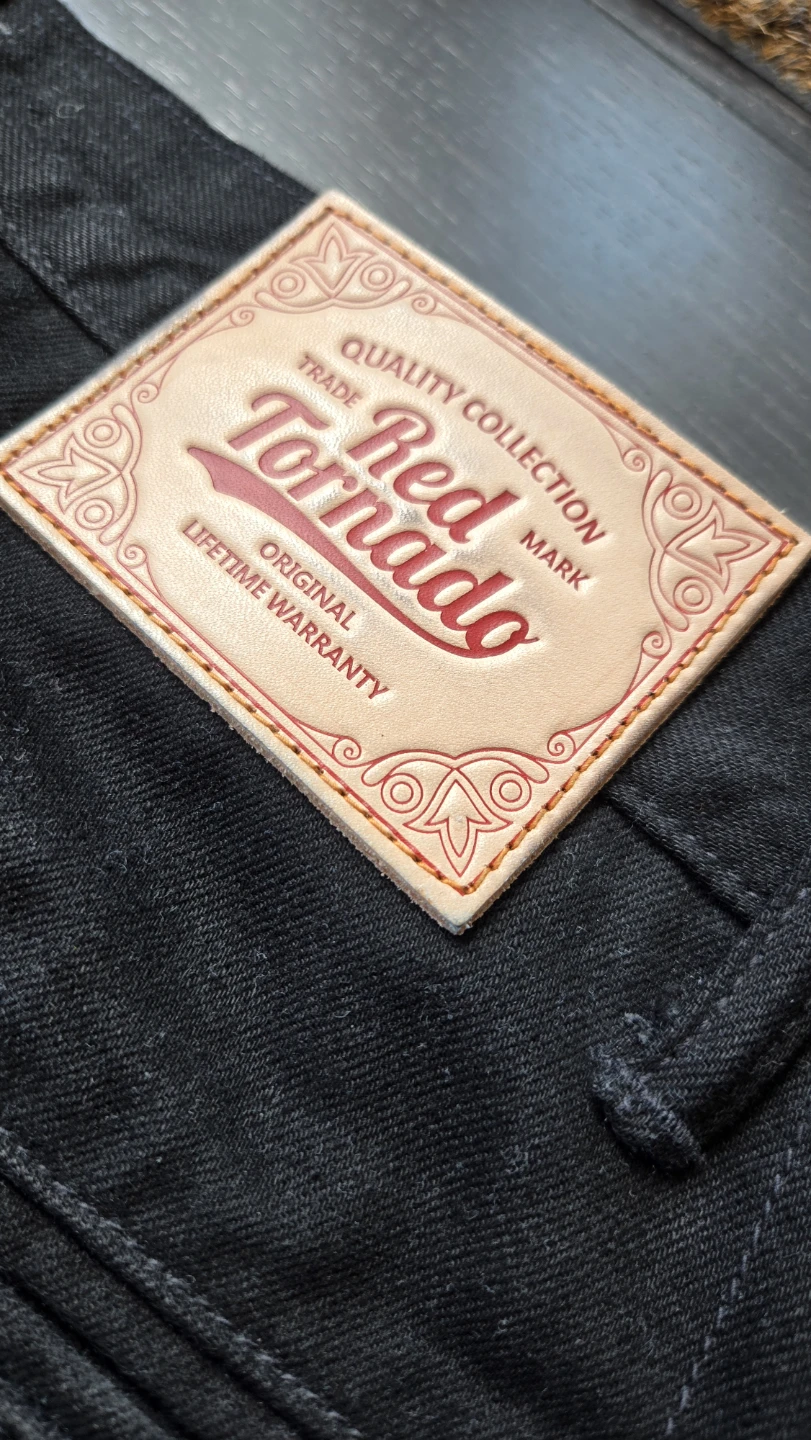 Red Tornado Black Selvedge Officer Jeans W32 L30 - photo 4