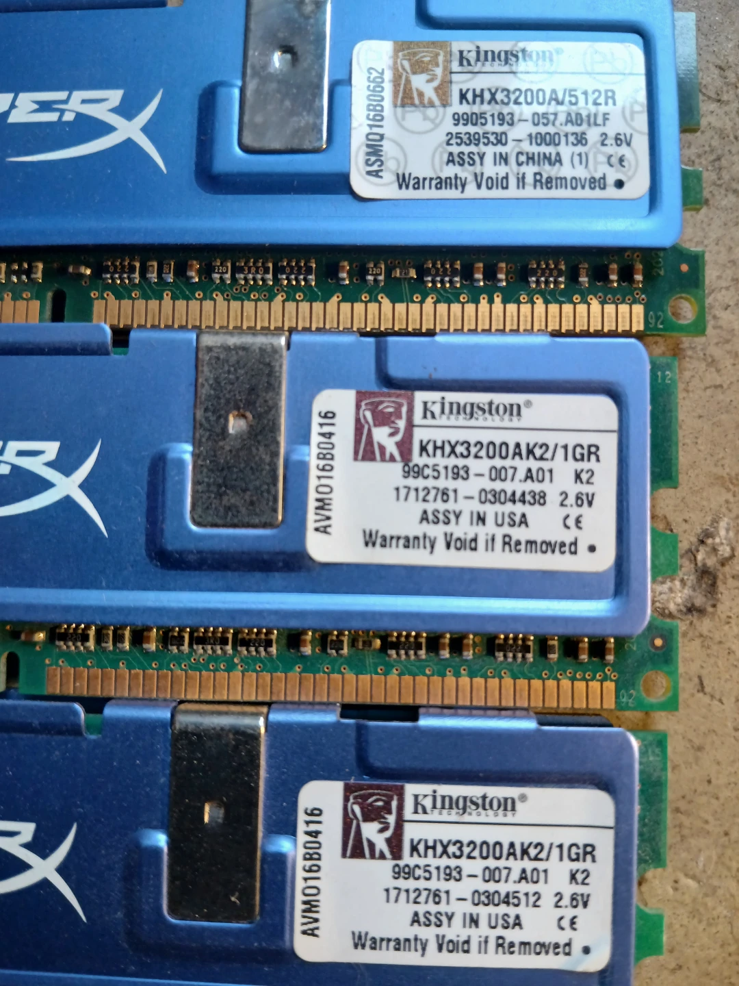 Older ram and video cards bundle - photo 3