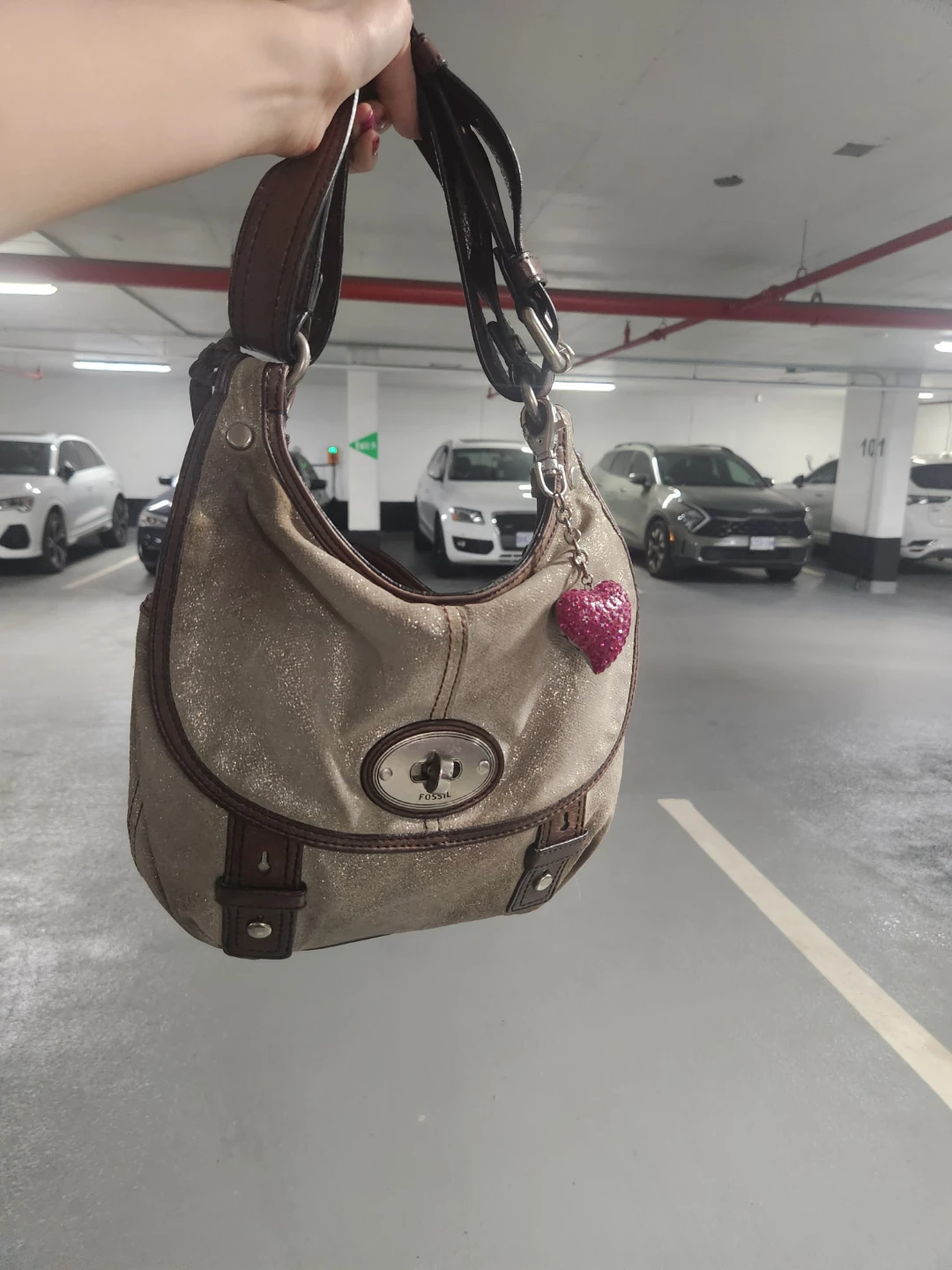 Fossil Sparkly Y2K Shoulder Bag - photo 2