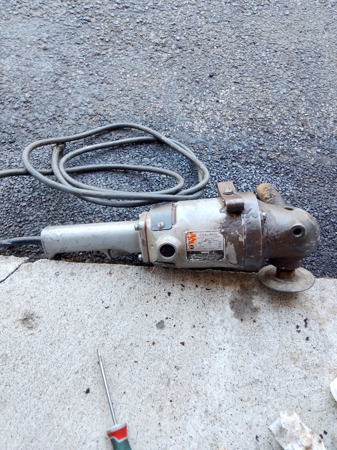 Black & Decker Angle Grinder