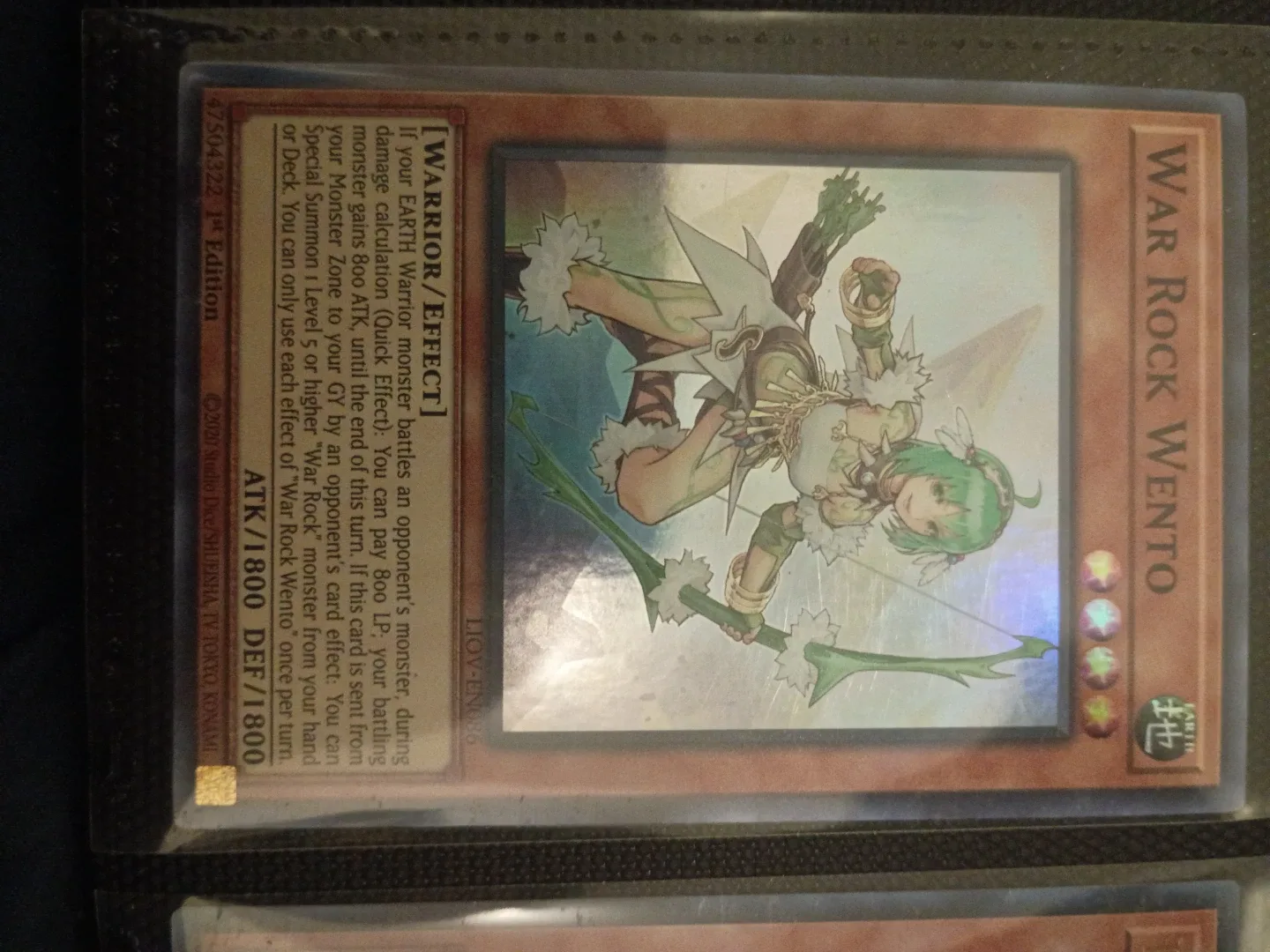 Yu-Gi-Oh! War Rock Wento LIOV-EN086 Trading ⚽