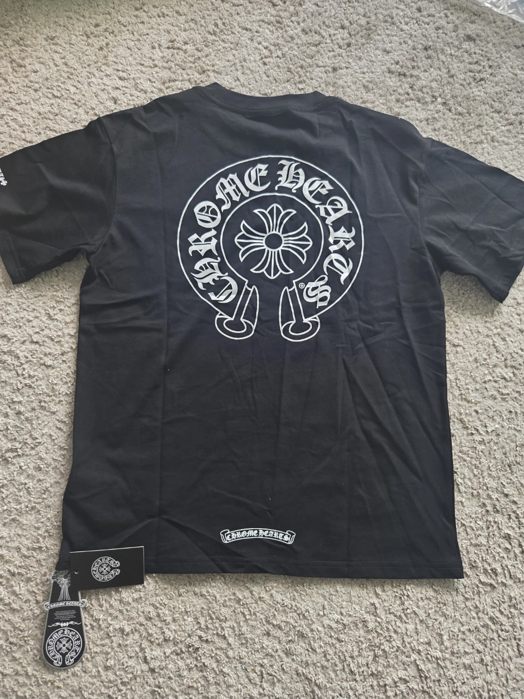 Chrome Hearts Black T-Shirt - photo 2