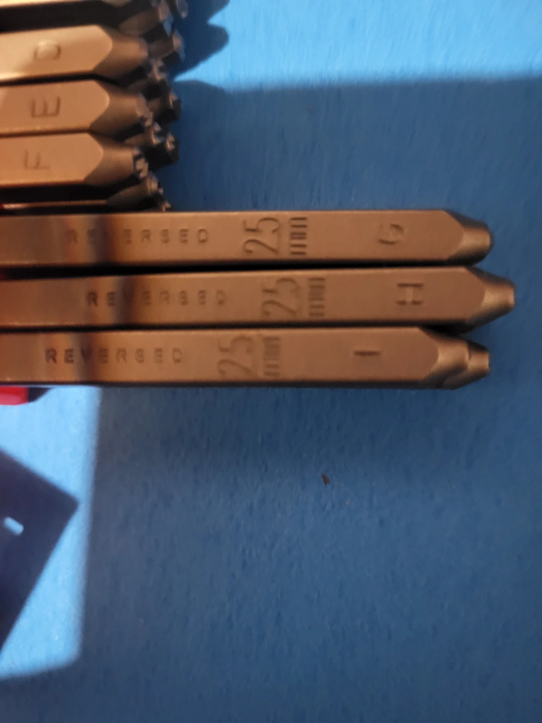 2.5mm Metal Letter Stamp Punch Tool Set - photo 3