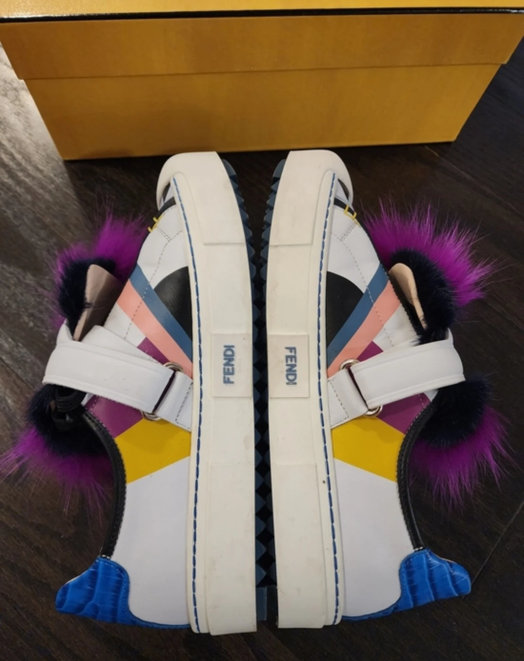 Fendi Kids Furry Sneakers - photo 2